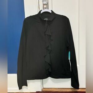 Be Inspired Jacket NWT Black zip up size XL